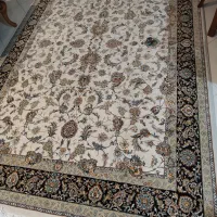 فرش ماشینی دستباف گونه ماهریس