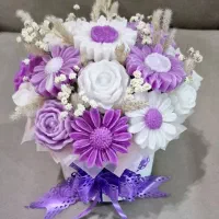 باکس شمع گل دستساز