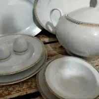 سرویس چینی ۱۲ نفره اتو بخار تفال