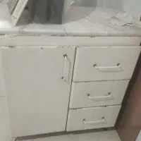 کابینت فلزی به همراه سنگ روکابینتی|مصالح و تجهیزات ساختمان|پیشوا, |دیوار