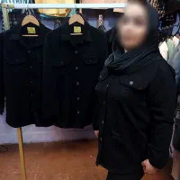 مانتو کتان خارجی مشکی