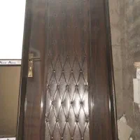 درب اتاق خواب با همراه چهار چوب آهنی|مصالح و تجهیزات ساختمان|رودبنه, |دیوار