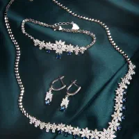 سینه ریز دستبند گوشواره ست کامل تمام نقره اقساطی۶۴|بدلیجات|تبریز, |دیوار