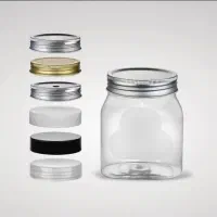 فروشی جار دهنه ۷۰ و ۹۰و ۱۲۰|ظروف نگهدارنده، پلاستیکی، یک‌بارمصرف|جاجرود, |دیوار