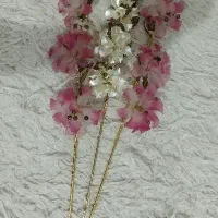 سه عدد شاخه گل کانزاشی مصنوعی