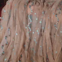 پرده  توری  دوخته  شده