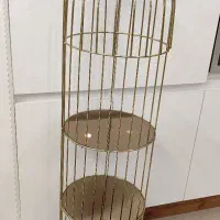 استند قفس طلایی (دکوری )