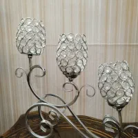 جاشمعی رو میزی  سه شعله