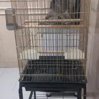 یک عدد قفس ضخیم و پایه|لوازم جانبی حیوانات|ورامین, خیر آباد|دیوار
