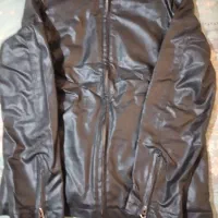 کاپشن چرمی مردانه سایز  M رنگ مشکی.|لباس|فردیس, شهرک ۱۱۰|دیوار