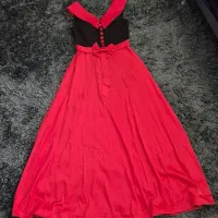 لباس مجلسی قرمزمشکی