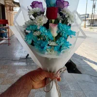 گل رزبارنگهامختلف باتازینات کامل|گل مصنوعی|بهبهان, |دیوار