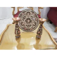 ظروف مسی سیاه قلم اصفهان