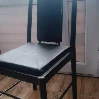 صندلی فلزی رنگ کوره ای در حد صفر