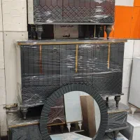 ست جاکفشی، میز تلویزیون و کنسول طوسی و مشکی