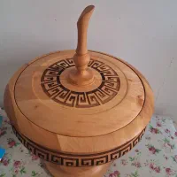 شکلات خوری طرح آنتیک چوبی اصل لاکچری|ظروف سرو و پذیرایی|اصفهان, آهنگران|دیوار