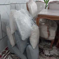 مبلمان ۸ نفره + میز ناهار خوری ۶ نفره|مبلمان خانگی و میز عسلی|ابریشم, |دیوار