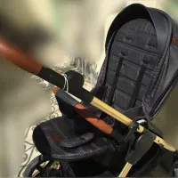 کالسکه خارجی برند دسته چرم تاشو و کمجا|کالسکه و لوازم جانبی|تهران, سردارجنگل|دیوار