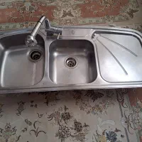 فروش سینک دوقلو به همراه شیراب