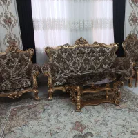 مبلمان ۹ نفره سلطنتی|مبلمان خانگی و میز عسلی|ورامین, ورامین|دیوار