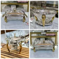 سوفله خوری چهار تیکه پایه طلایی پافیلی