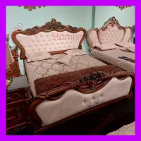 سرویس تخت خواب دونفره مدل پیچک(سرویس کامل)