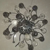لوستر کریستالی یک جفت +یک دیوارکوب ست لوستر