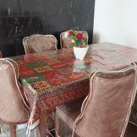 میز غذا خوری ۶نفره و کانتر منشی با صندلی چرخان|میز و صندلی غذاخوری|اردبیل, |دیوار
