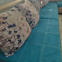 مبل هفت نفره با سه عدد میز جلو مبلی|مبلمان خانگی و میز عسلی|رزن, |دیوار