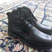 کفش نیم بوت چرم تمام دوخت تبریز.