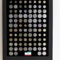 سکه نقشه ایران و جمهوری