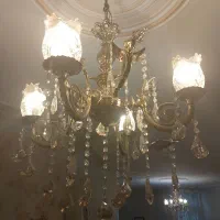 فروش لوستر برنز شامپاینی سه عدد