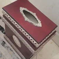 جا دستمال کاغذی به همراه سطل زباله مجلسی