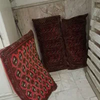 پشتی دستباف ترکمنی