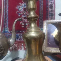 کوزه قلیون آفتابه گلاب پاش سر قلیون قدیمی|کلکسیون اشیاء عتیقه|شیراز, میرزاکوچک خان|دیوار