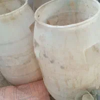 ۶ عدد بشکه ۱۲۰ لیتری دست دوم