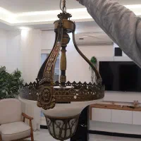 لوستر تک شاخه و دو عدد ۳ شاخه|لوستر و چراغ آویز|رشت, آزادگان|دیوار