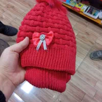 کلاه دخترانه نو وتونیک وبافت