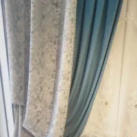 پرده و دستک نگین دار نو نمونه مغازه هست|پرده، رانر، رومیزی|مشهد, حجت|دیوار