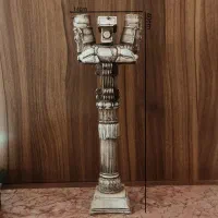 شمعدان|مجسمه، تندیس، ماکت|قم, باغ شریفی|دیوار