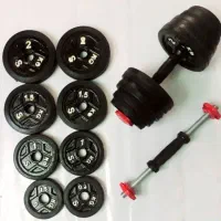 دمبل متغییر فلزی دورلاستیک ۲۰ کیلویی (۲×۱۰) مارک s|تجهیزات ورزشی|تهران, افسریه شمالی|دیوار