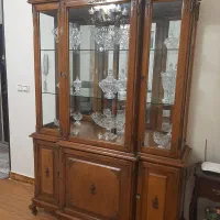 بوف ۲تیکه کمدچوب بلوط|بوفه، ویترین، کنسول|مشکیندشت, |دیوار