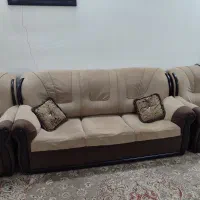 مبل ۷نفره جنس چوب و مخمل