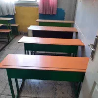 فروش عمده ۳۵ عدد نیمکت ۳ نفره مدرسه ،ارتفاع ۱۲۰