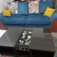 مبل هفت نفره راحتی به همراه میز جلو مبلی