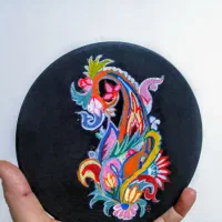 بشقاب دیوارکوب سفالی