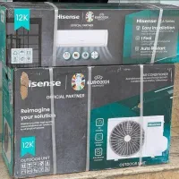 کولر گازی 12/18/24/30هزار هایسنس 2025 اصلی مشکی