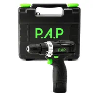 دریل شارژی برند PAP مدل CD-1201 با ضمانت و گارانتی