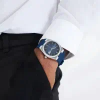 ساعت Tissot PRX Quartz با بند رابر (لاستیکی)