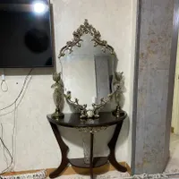 ایینه شمعدان برنزی